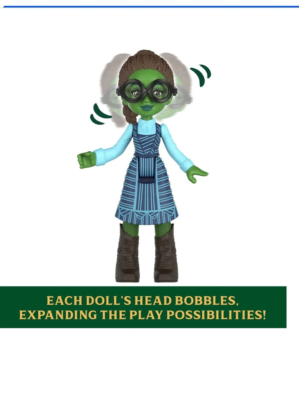 Wicked Students of Shiz 5 Doll Multipack Elphaba Glinda Nessarose Fiyero Boq